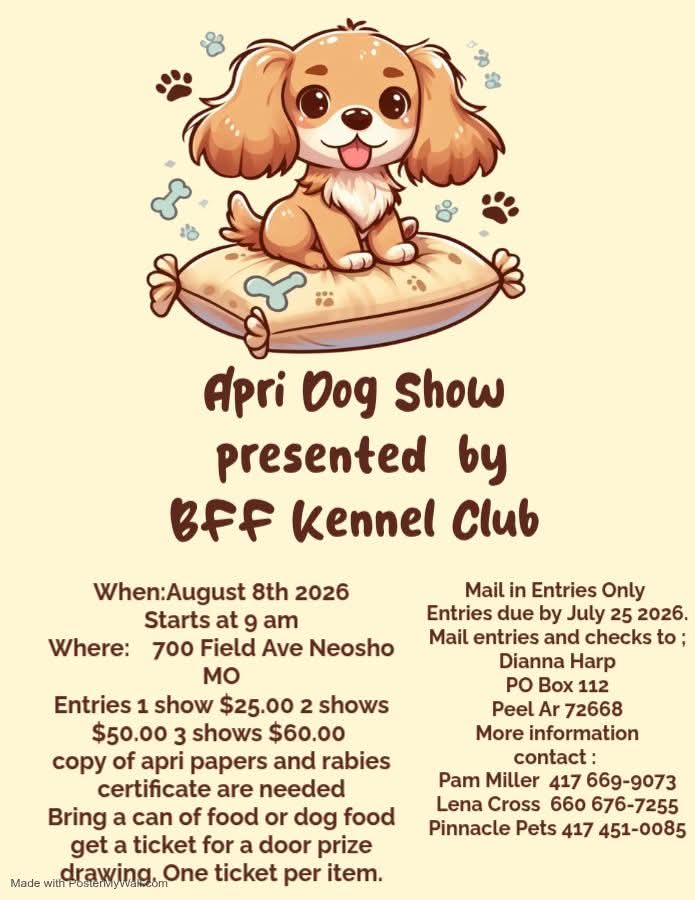 APRI Dog Show Presented by BFF Kennel Club